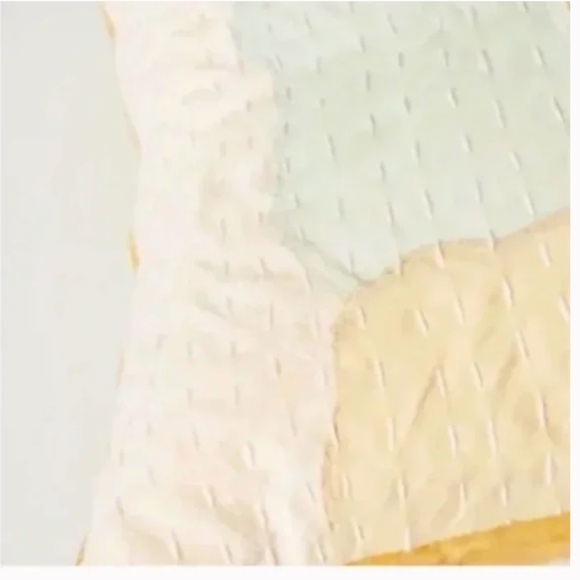 Vivie Patchwork Landscape Boho Hipster Hippie Art Deco Hip Farm Chic Geo Pillow - Picture 2 of 4